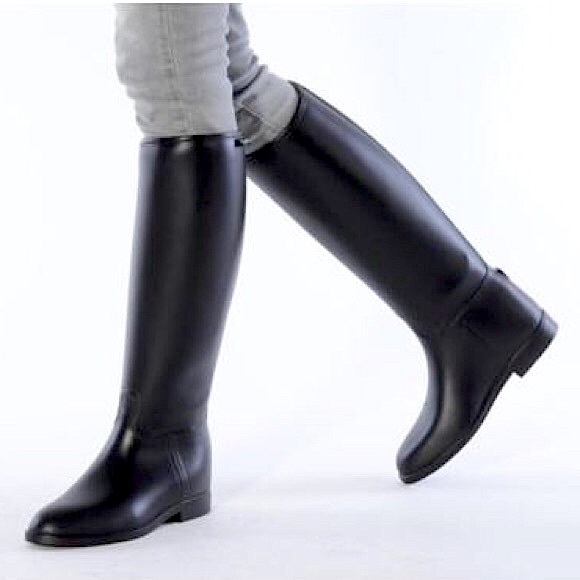 Aigle Shoes Aigle Start Slush Black Rubber Rain Riding Boots Poshmark
